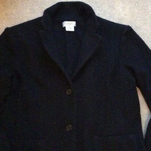 Talbots Cable Knit Sweater Jacket